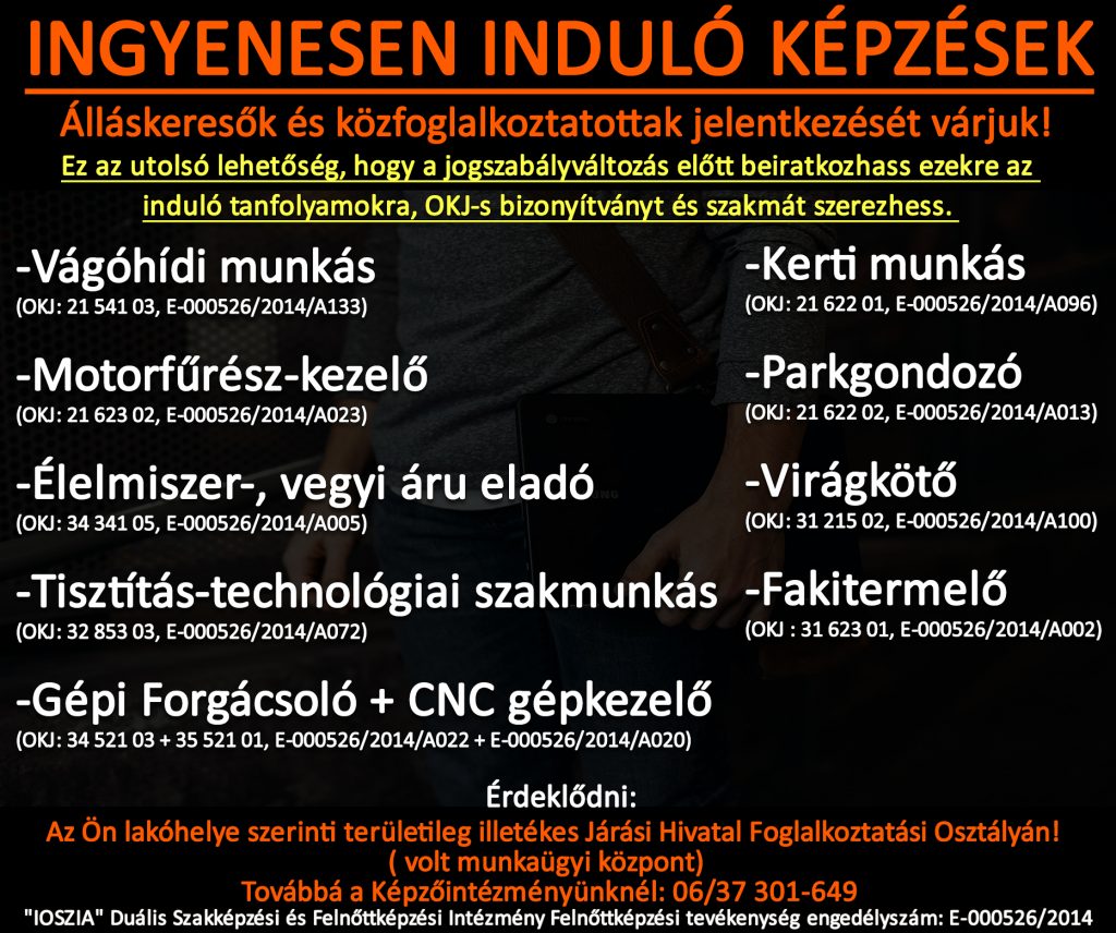 ingyenes okj tanfolyamok